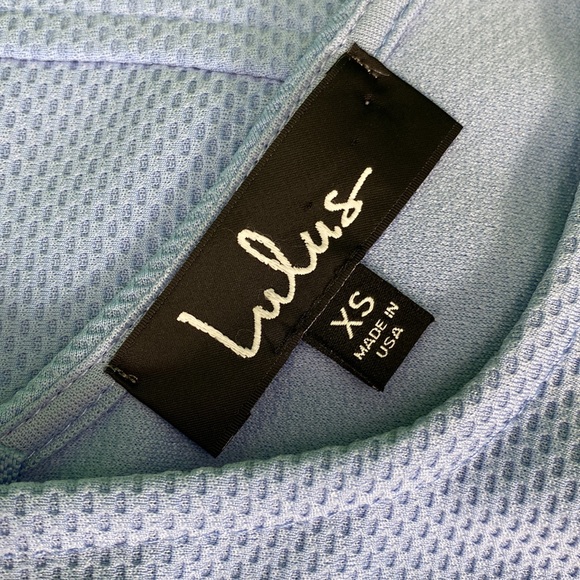 Lulu’s Baby Blue Home Before Daylight Mini Skater Dress - Picture 13 of 16